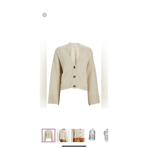 Frame Natural Luxe Cardigan - Picture 8 of 10